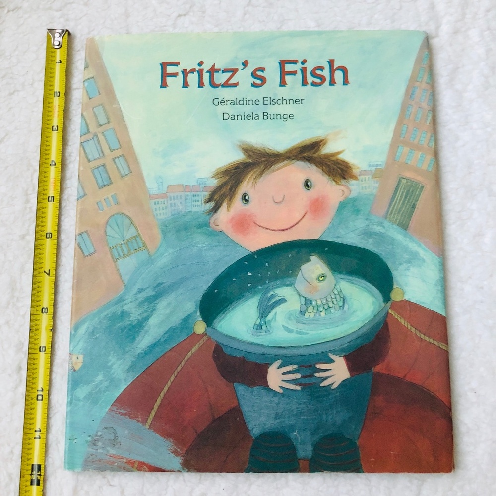 Fritz’s Fish kids hardcover book by Geraldine Elshner
